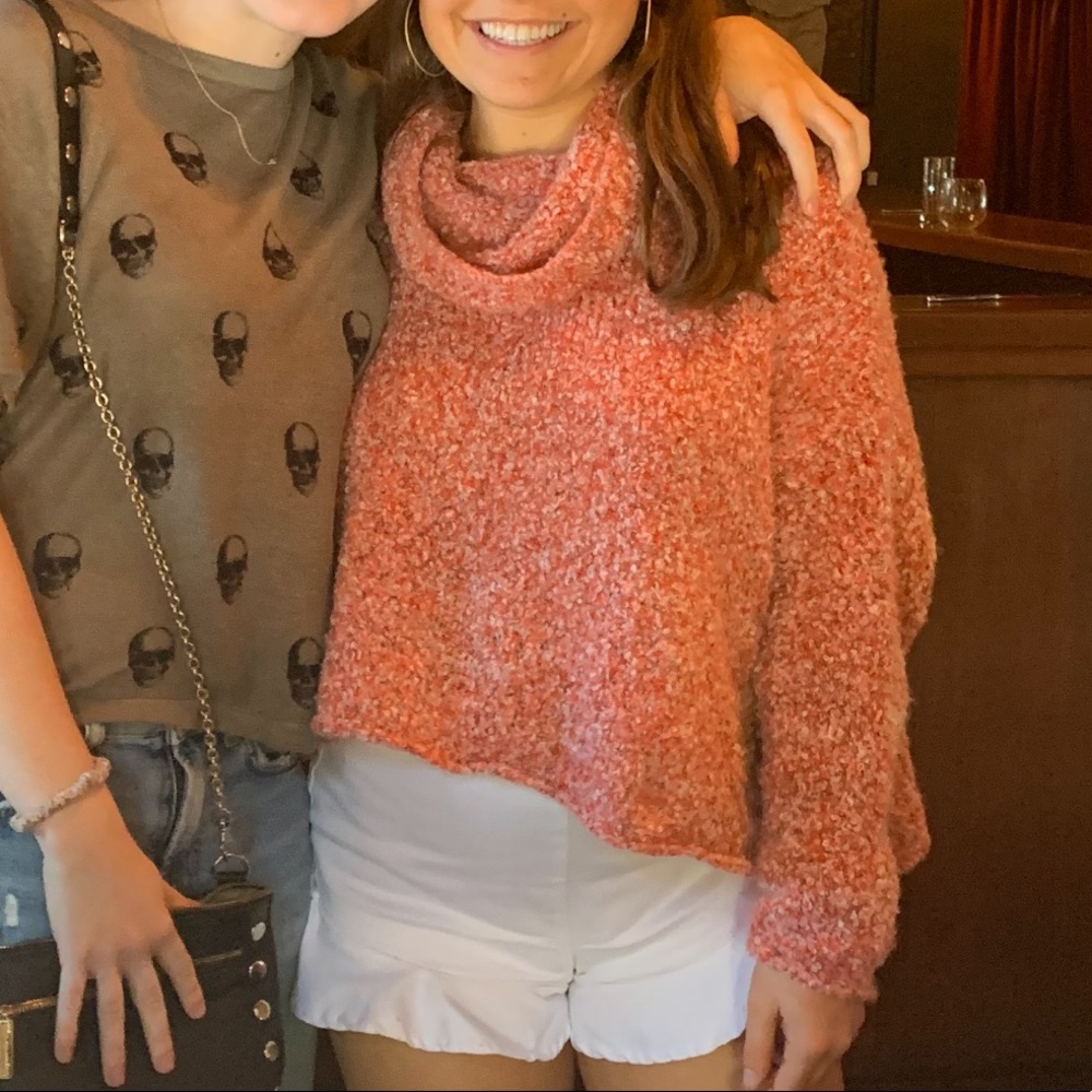 free people cowl neck sweater
